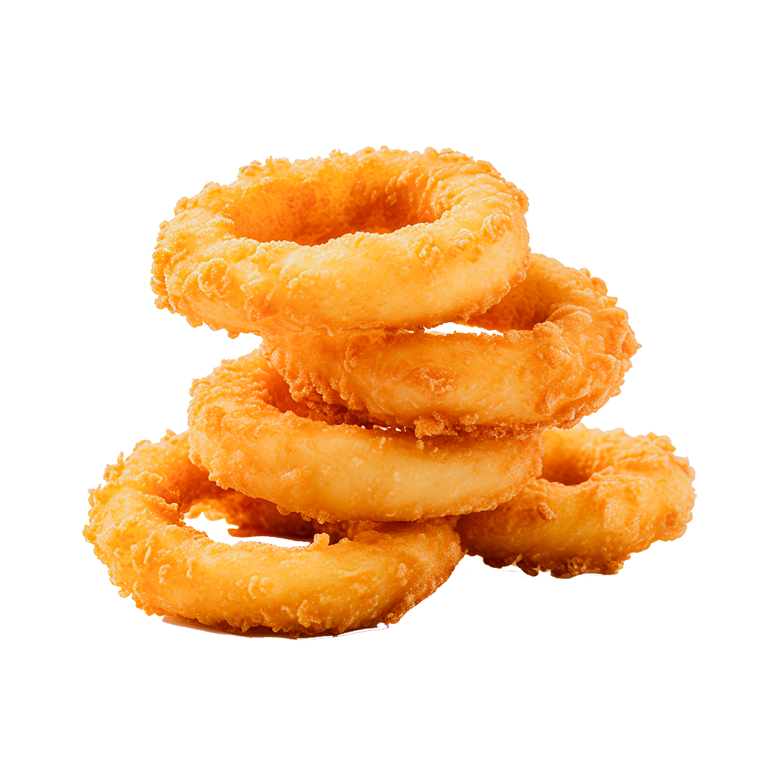 Fried onion rings (6Pcs)